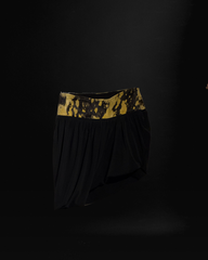 THE RAW DRAPERY SKIRT IN MUSTARD