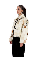 THE CHECKMATE BLISS JACKET IN WHITE