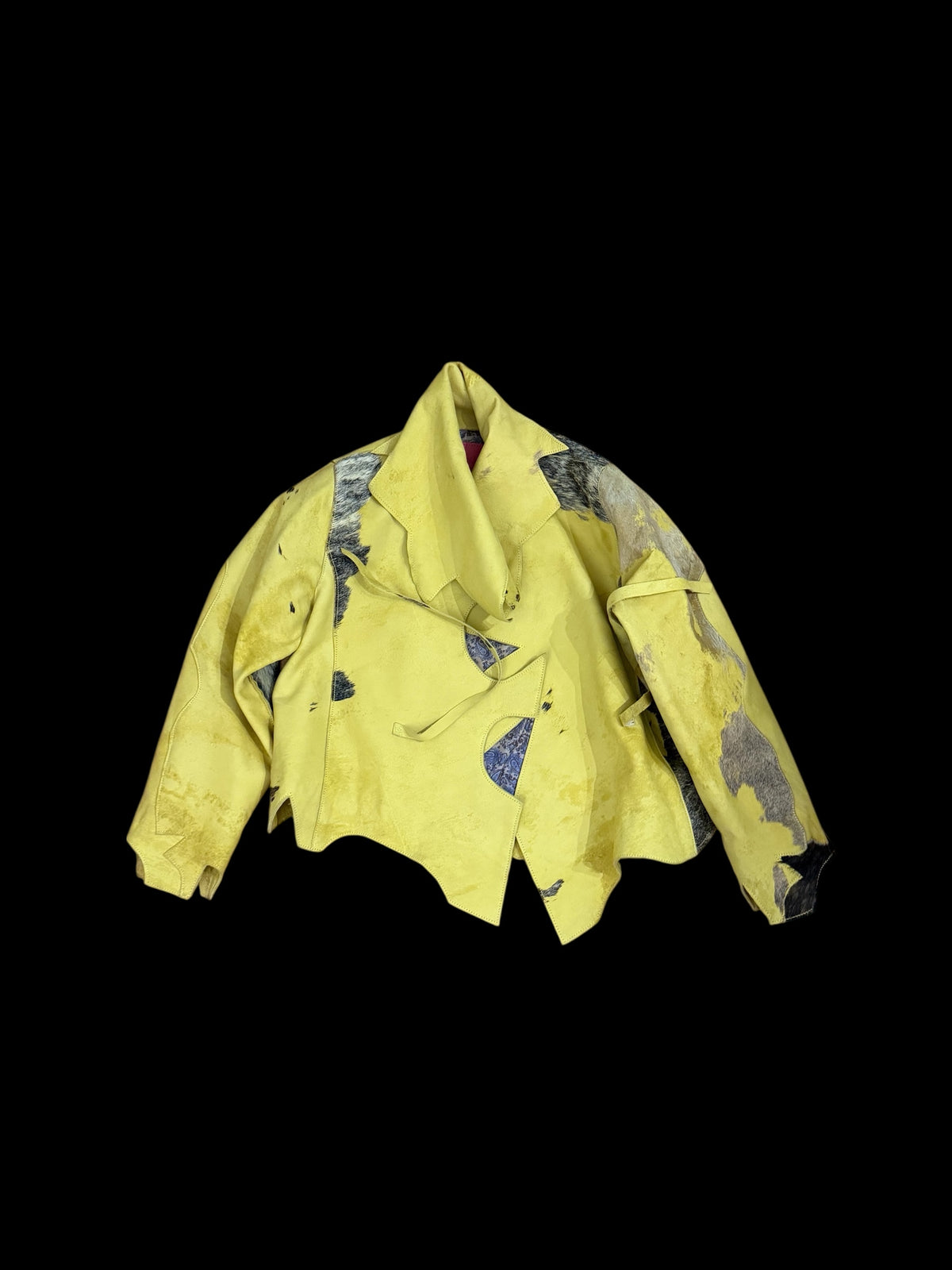 THE RAW CUT JACKET IN YELLOW