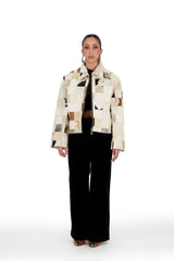 THE CHECKMATE BLISS JACKET IN WHITE