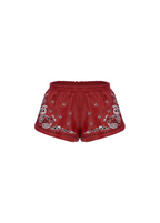 THE PAISLEY RUNNER SHORTS IN RED