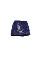 THE PAISLEY RUNNER SHORTS IN BLUE