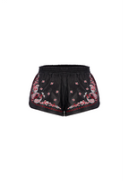 THE PAISLEY RUNNER SHORTS IN BLACK
