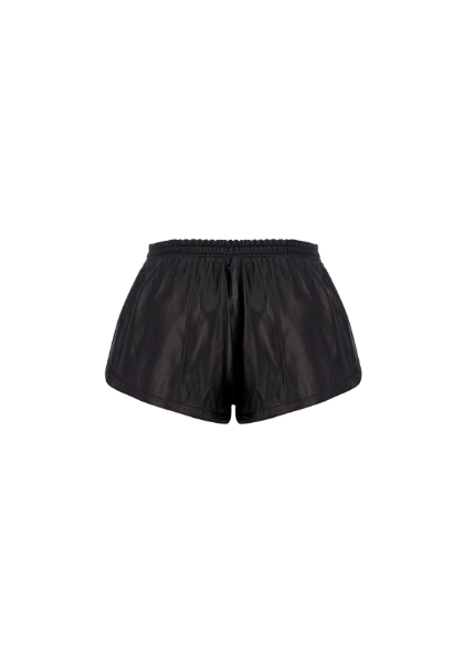 THE PAISLEY RUNNER SHORTS IN BLACK