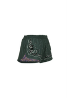 THE PAISLEY RUNNER SHORTS IN GREEN