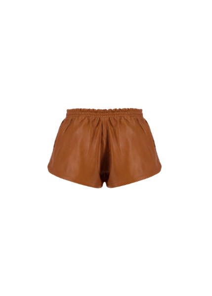 THE PAISLEY RUNNER SHORTS IN ORANGE/BEIGE