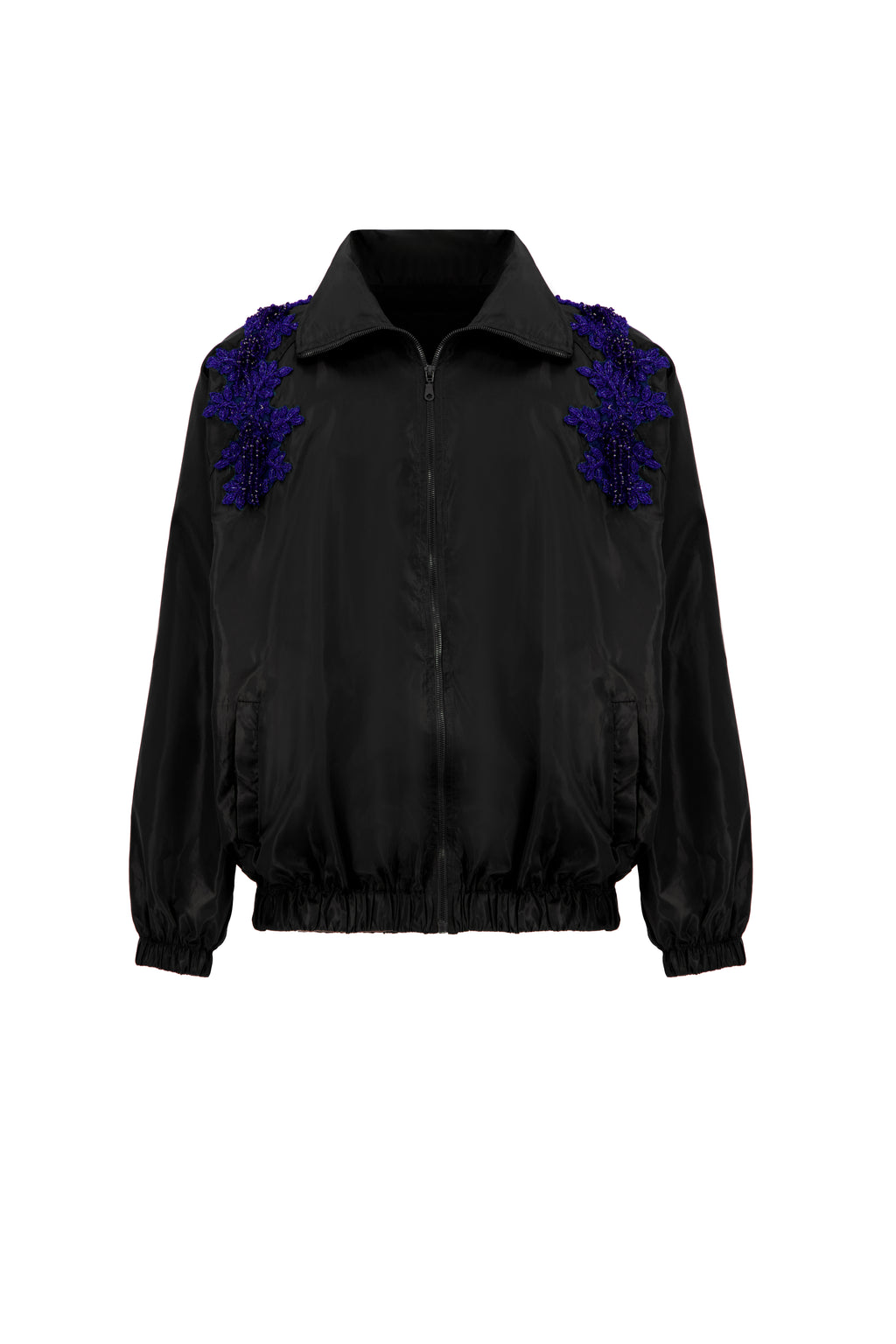 THE DAZZLED TRACK JACKET IN BLACK