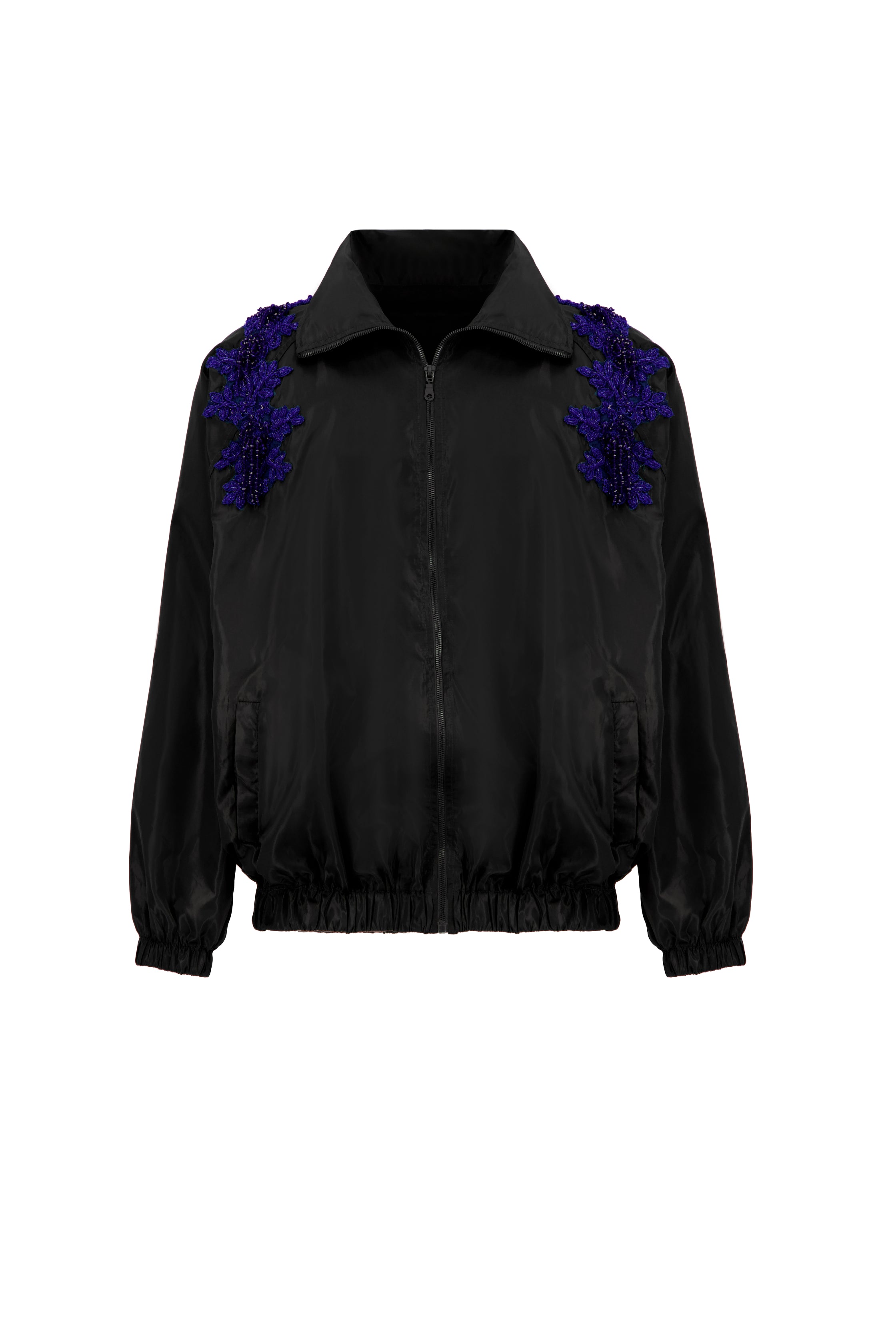 THE DAZZLED TRACK JACKET IN BLACK