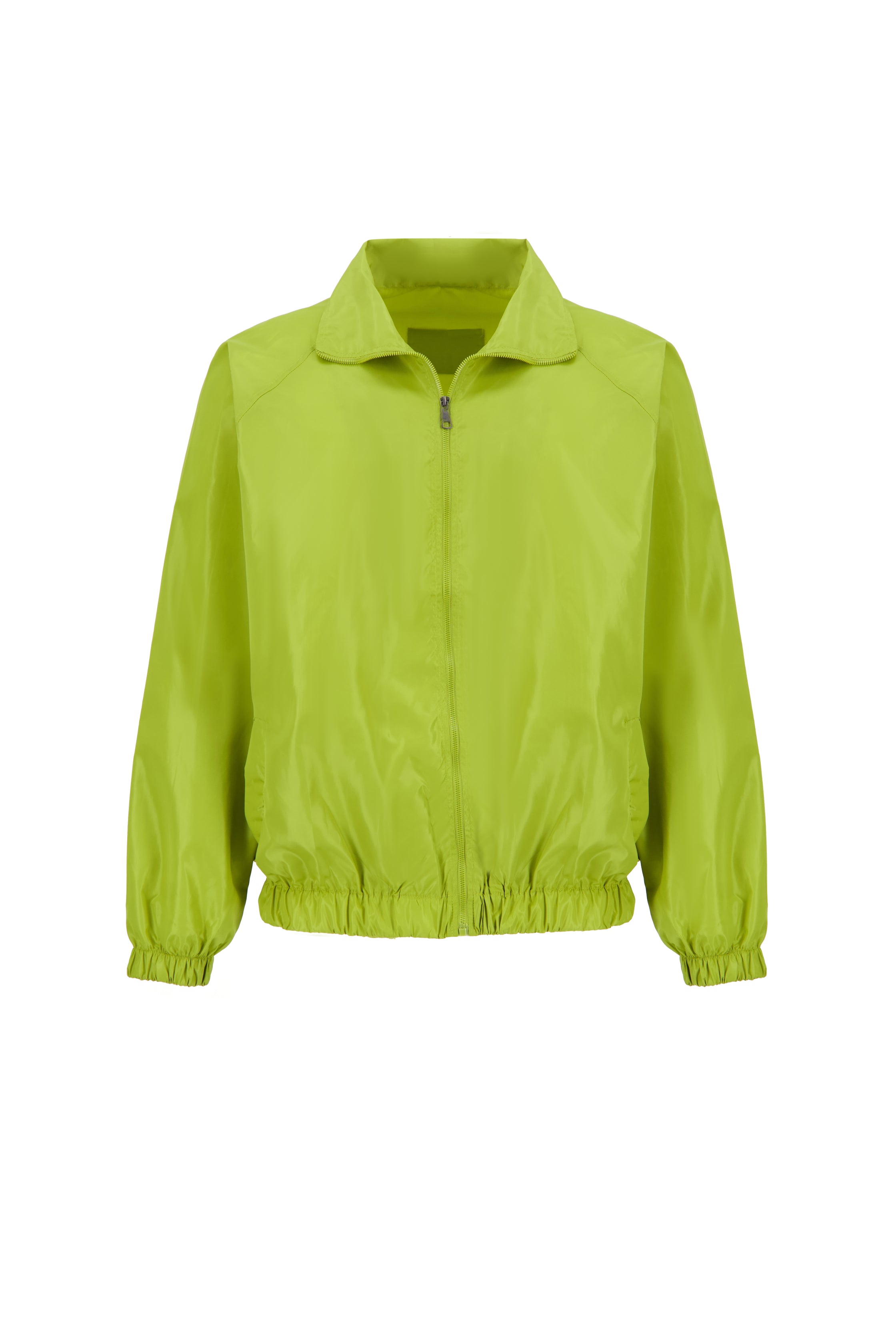 THE TRACK JACKET IN LIME GREEN