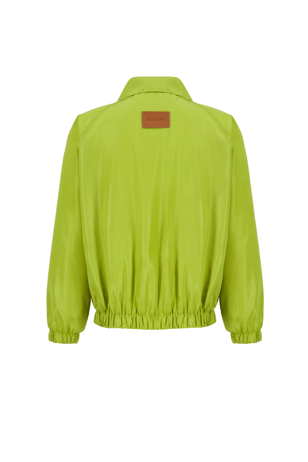 THE TRACK JACKET IN LIME GREEN