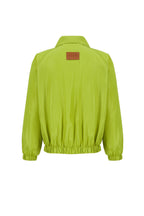 THE TRACK JACKET IN LIME GREEN