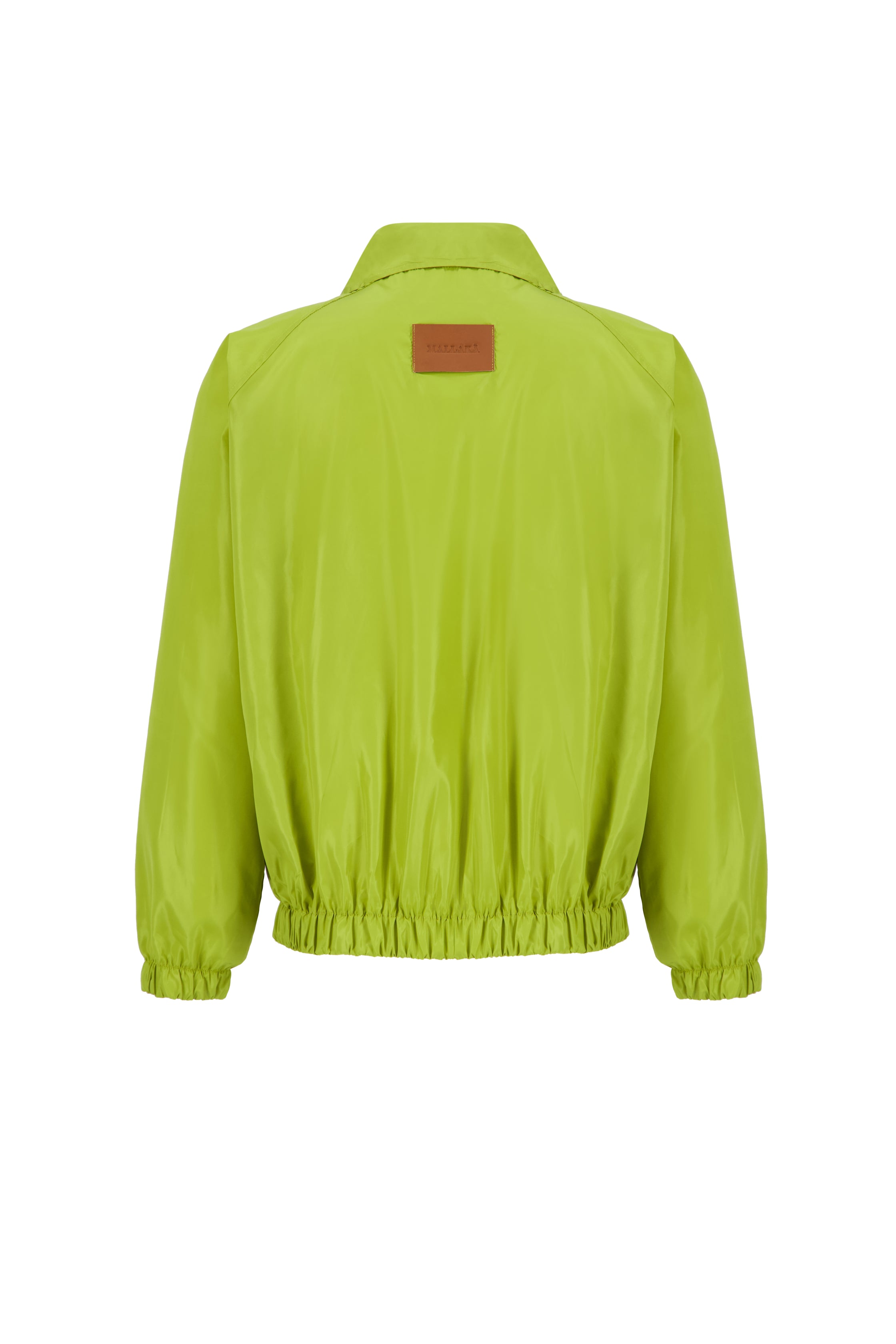 THE TRACK JACKET IN LIME GREEN
