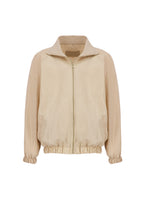 THE TRACK JACKET IN BEIGE