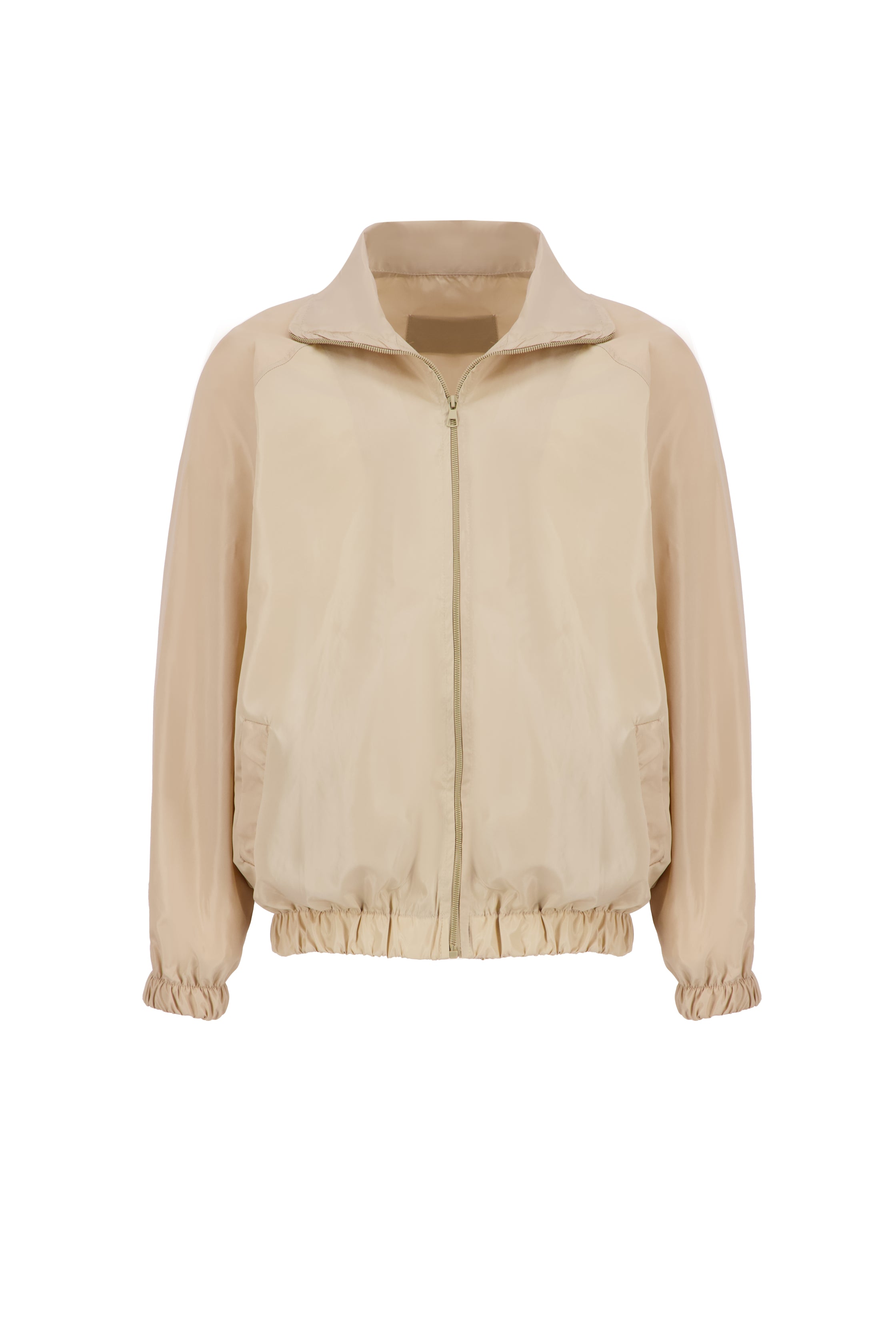 THE TRACK JACKET IN BEIGE