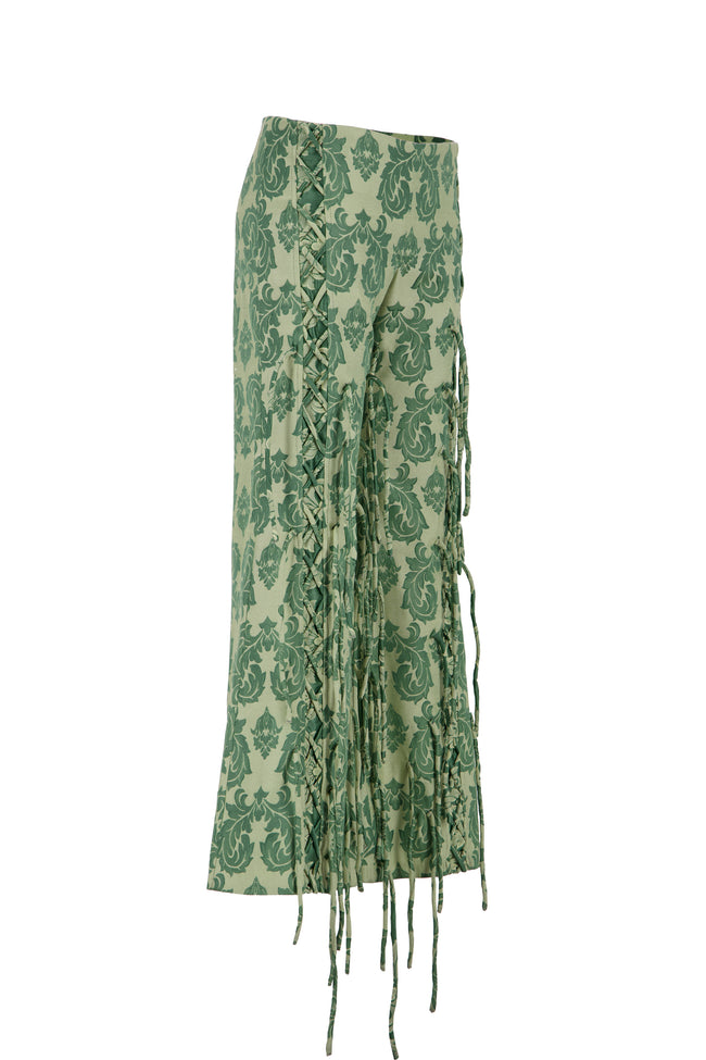 THE DESERT MUSE PANTS IN GREEN Main Image